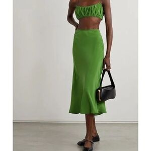 Doen Amora silk top and Elowen silk skirt